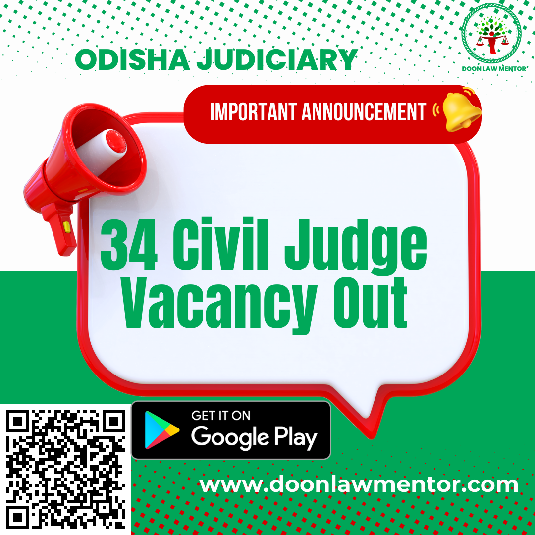 Odisha Judiciary Vacancy Out