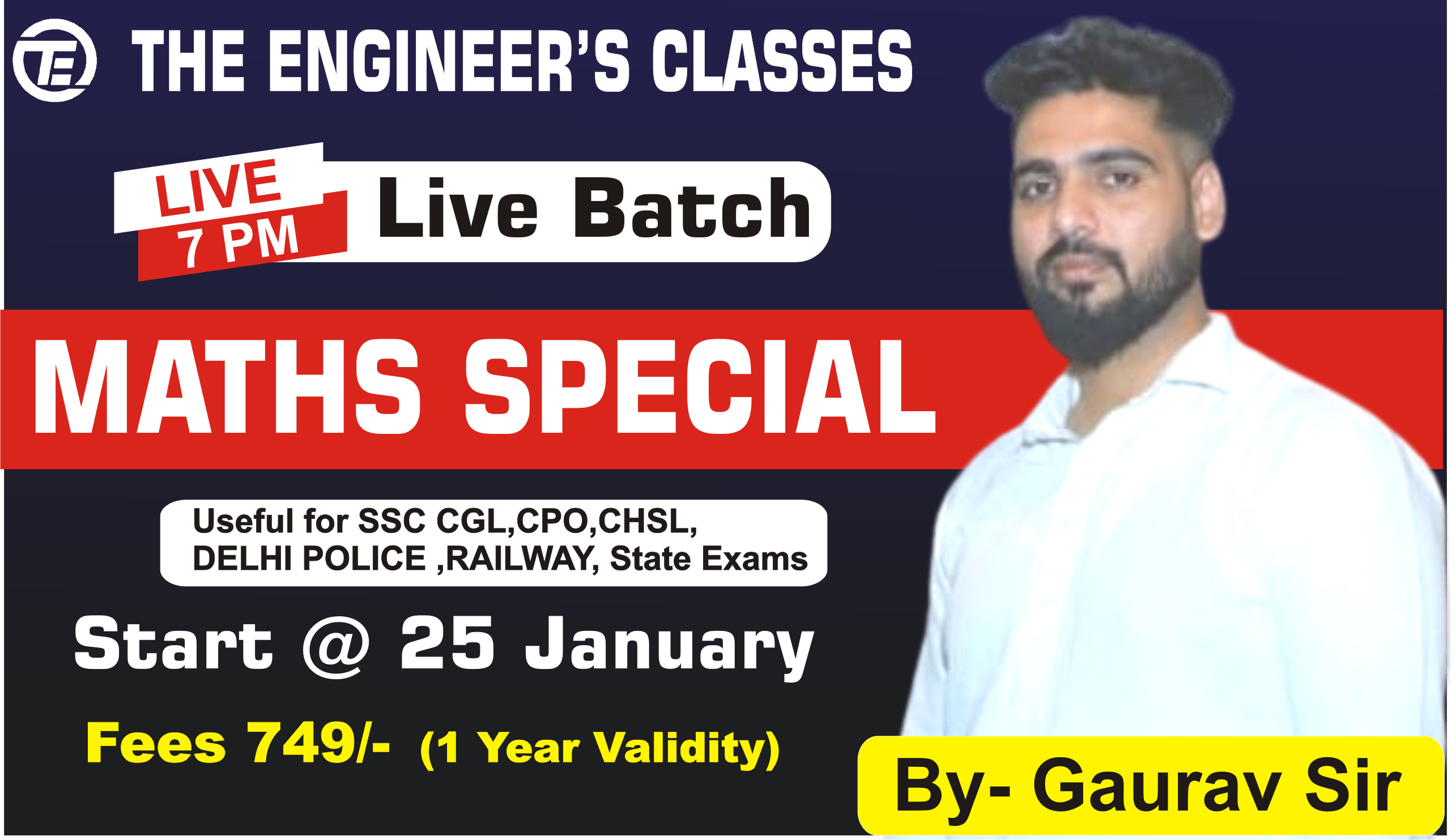 MATHS SPECIAL (LIVE BATCH)