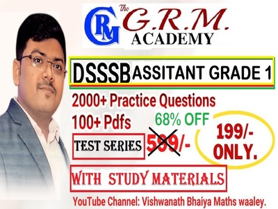 DSSSB ASSISTANT GRADE 1