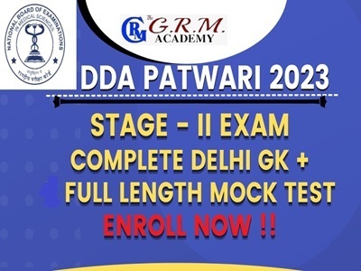 DDA PATWARI MAINS 2023 (DELHI GK + FULL MOCKS)