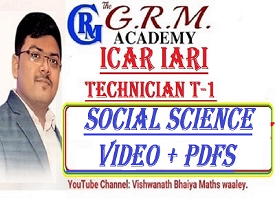 ICAR IARI Technician SOCIAL SCIENCE  COURSE
