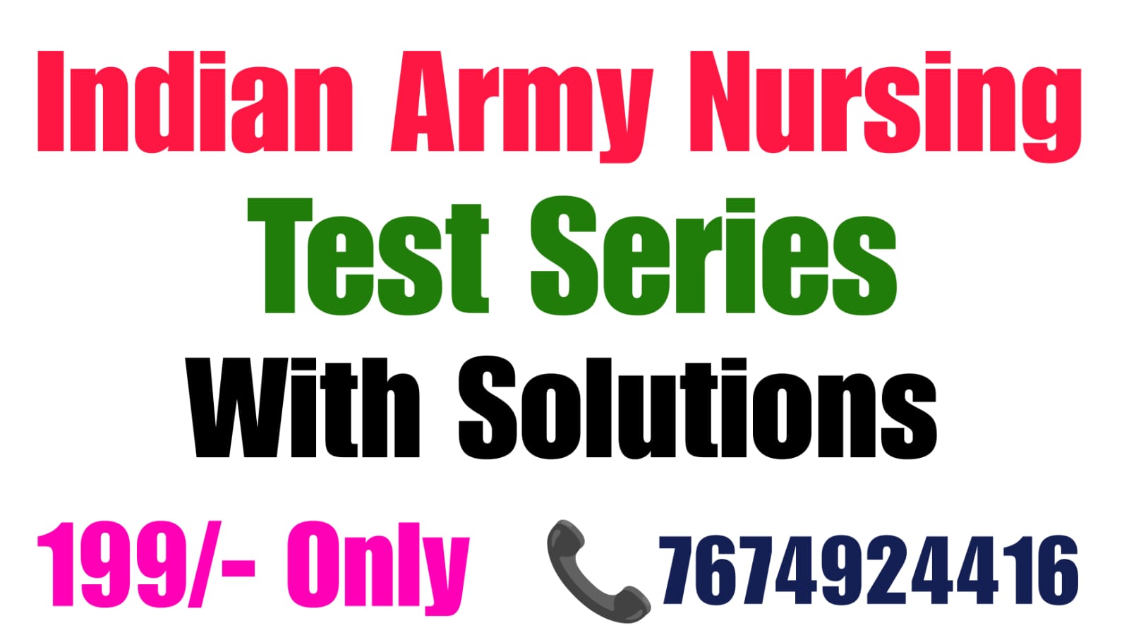 Army Nursing Test Series Only