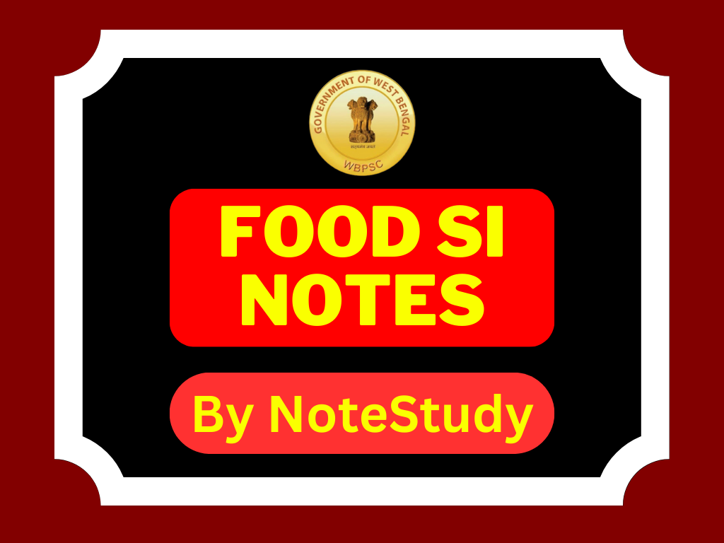 Food SI Notes by NoteStudy