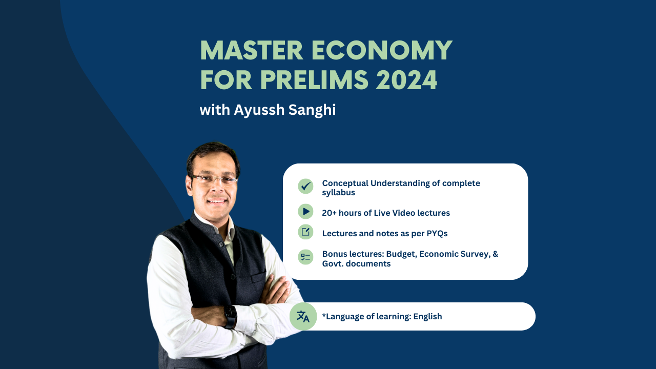 Economy Revision Crash Course for Prelims 2024
