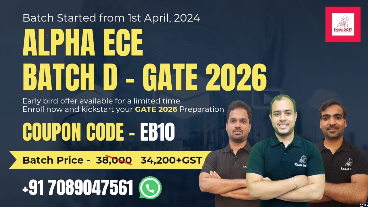 Alpha ECE GATE 2026 Batch D
