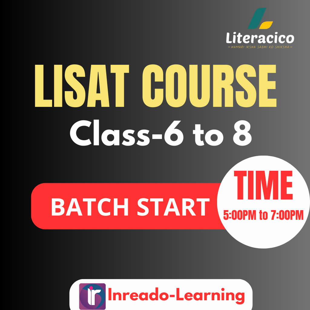 LISAT Course  ( Class- 6 to 8)