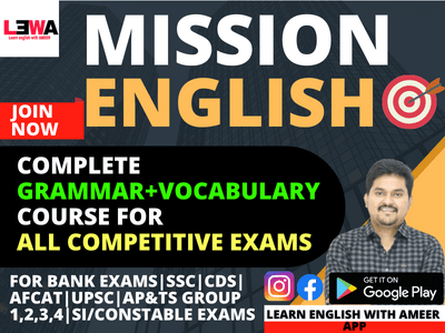 MISSION ENGLISH (3 MONTHS)