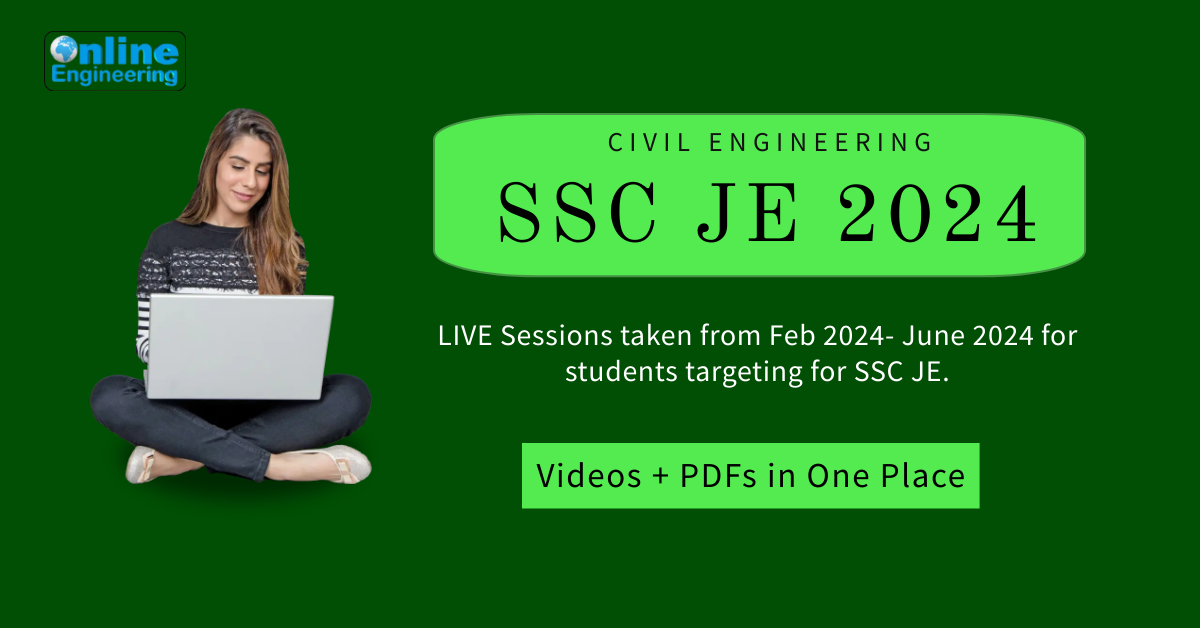 SSC JE 2024 YouTube Course