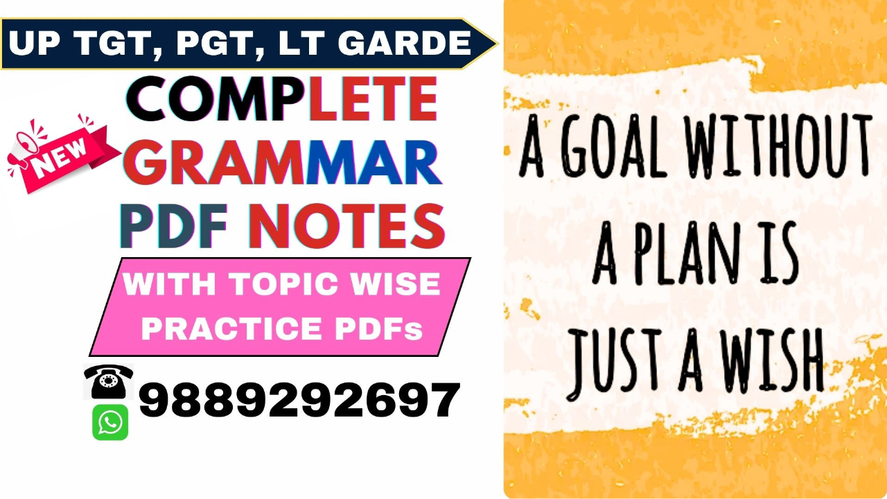 COMPLETE GRAMMAR PDF NOTEs