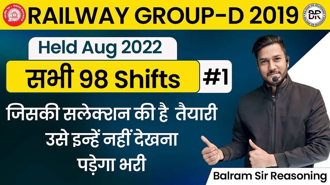 RRC Group D 2019(held 2022)Part-I