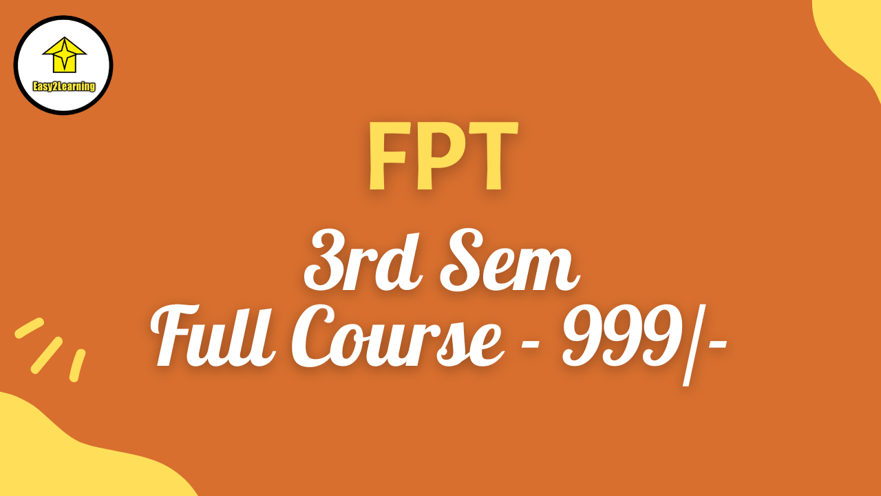 Food Technology Diploma 3rd Sem Tuition 2024
