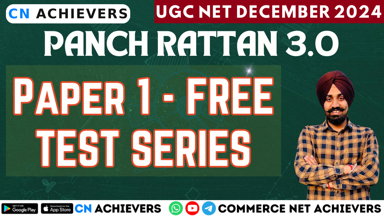 PAPER 1 - FREE TEST SERIES