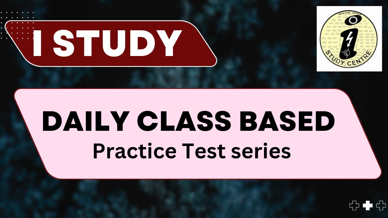 I Study Faculty Test Series