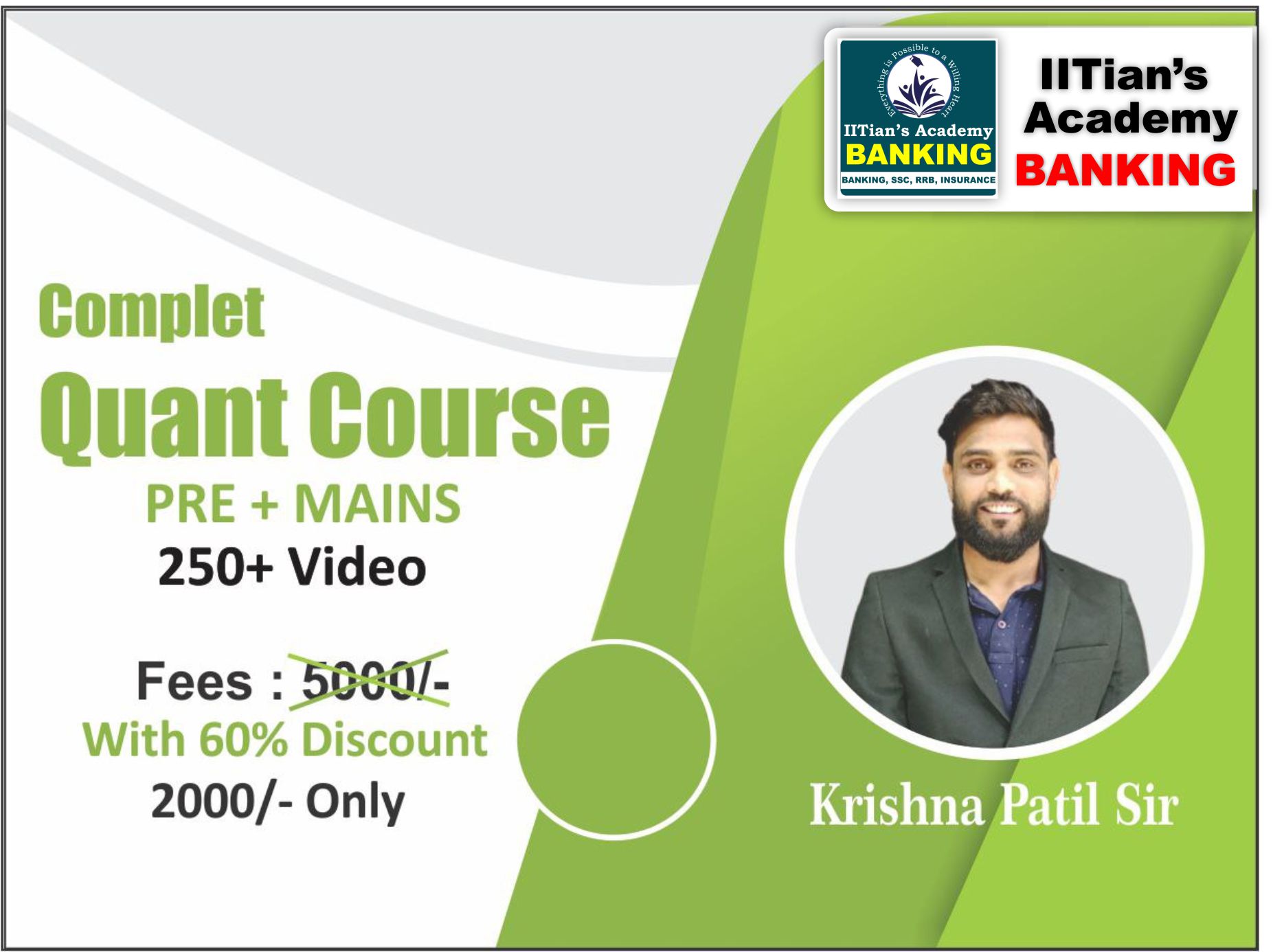 ALL IN ONE  Maths Course By KP Sir (Clerk to SBI PO )
