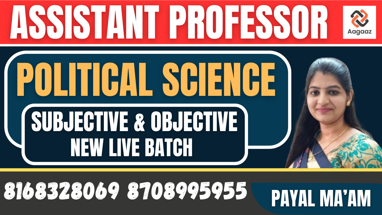 Assistant Professor POLITICAL SCIENCE