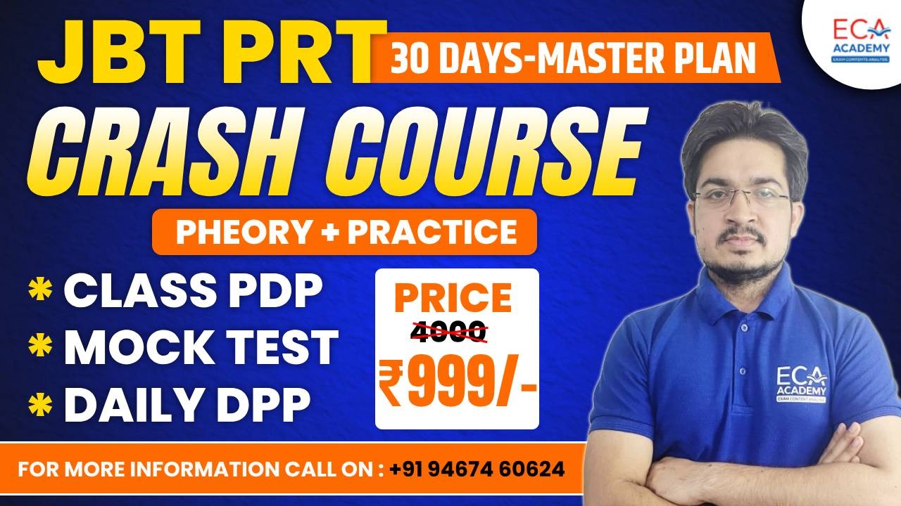 JBT PRT CRASH COURSE 