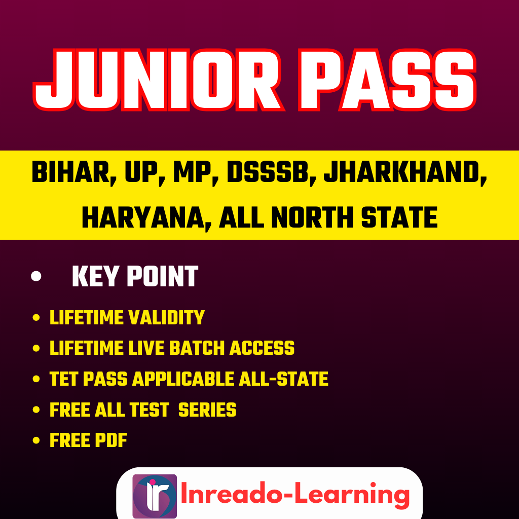 Junior PASS | उच्च प्राथमिक शिक्षक भर्ती |  BIHAR UP MP JHARKHAND HARYANA DELHI & All NORTH STATE | FREE All Upcoming Live Batches of शिक्षक भर्ती | Live + Video Class By Rajesh Porwal Sir & Team