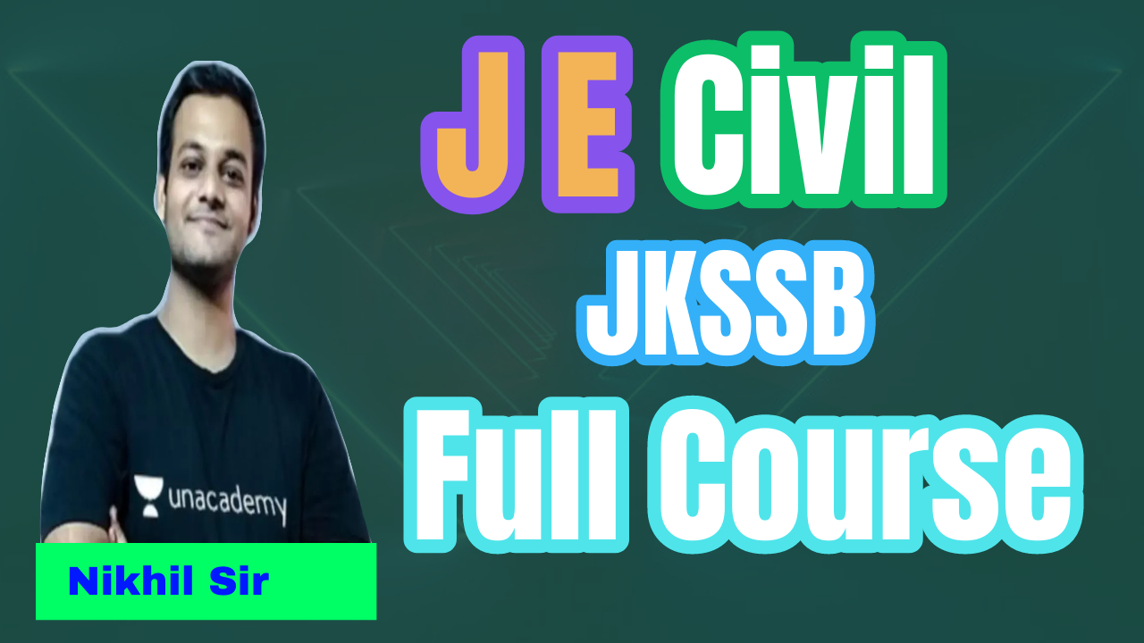 Jkssb JE Civil