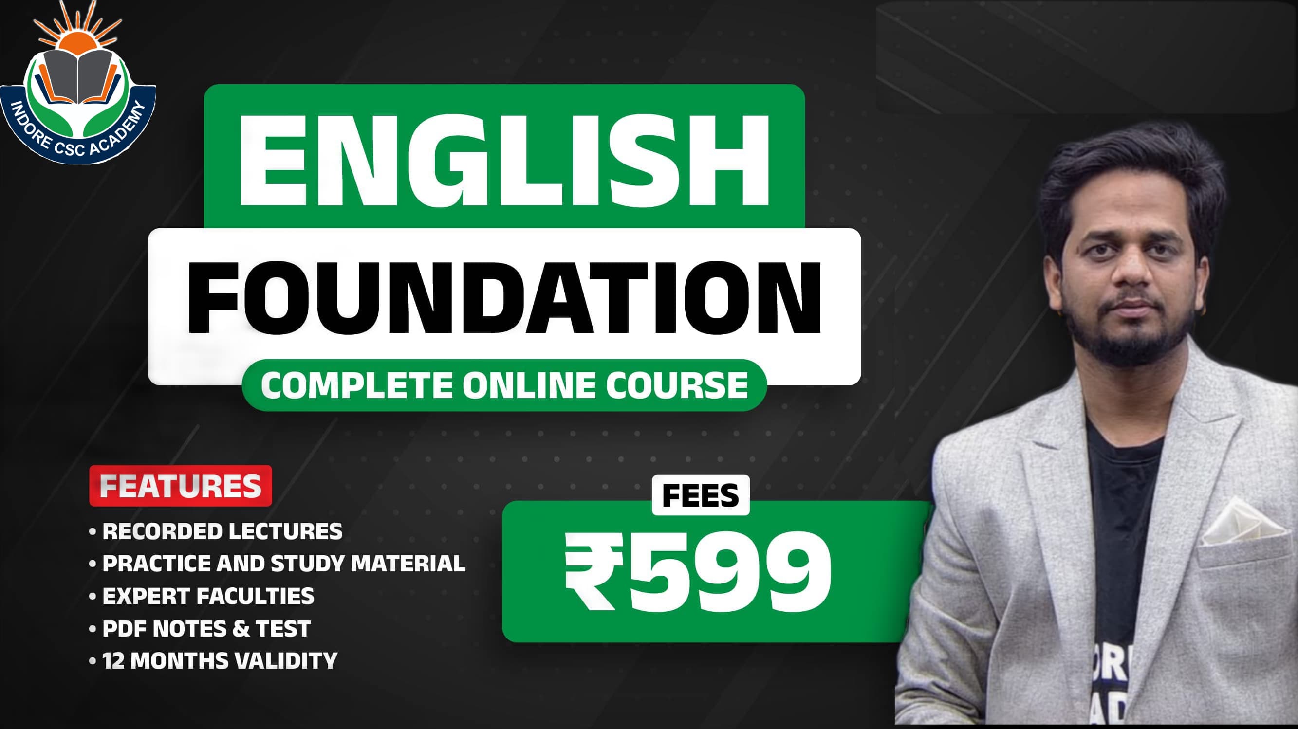 ENGLISH FOUNDATION ( तिरंगा बैच ) BATCH 