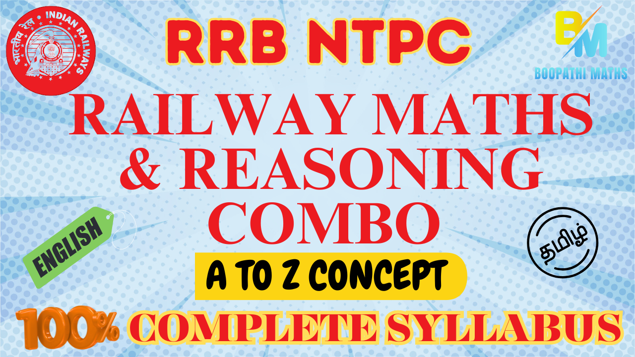 RAILWAY MATHS & REASONING COMBO A TO Z CONCEPT 
