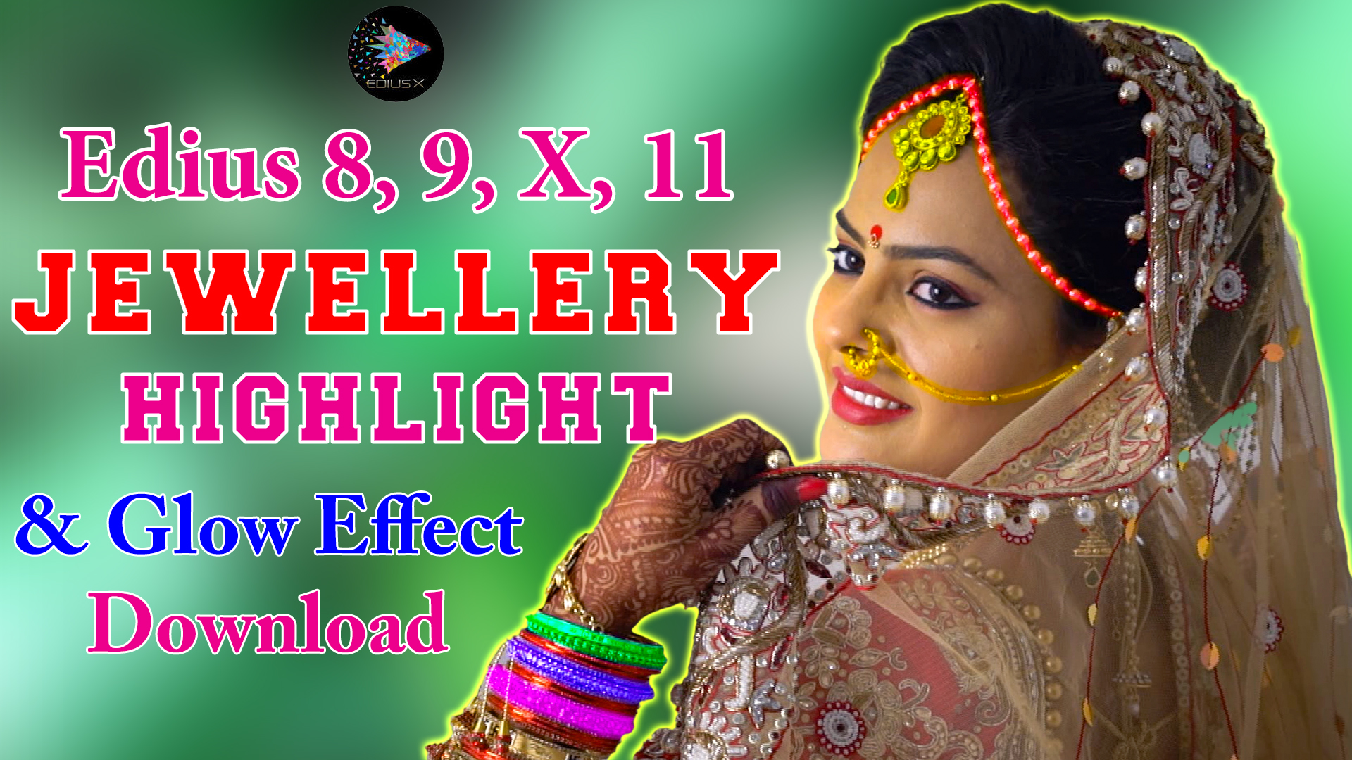 Edius Jewellery Highlight Drag And Drop Effect II Edius Auto Glow Effects Download || DK ARNIYA
