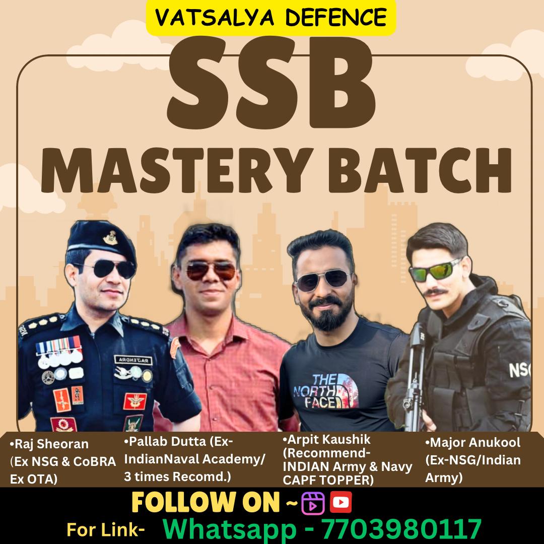 SSB Mastery Batch