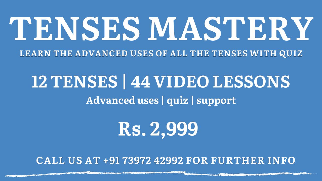 TENSES MASTERY 