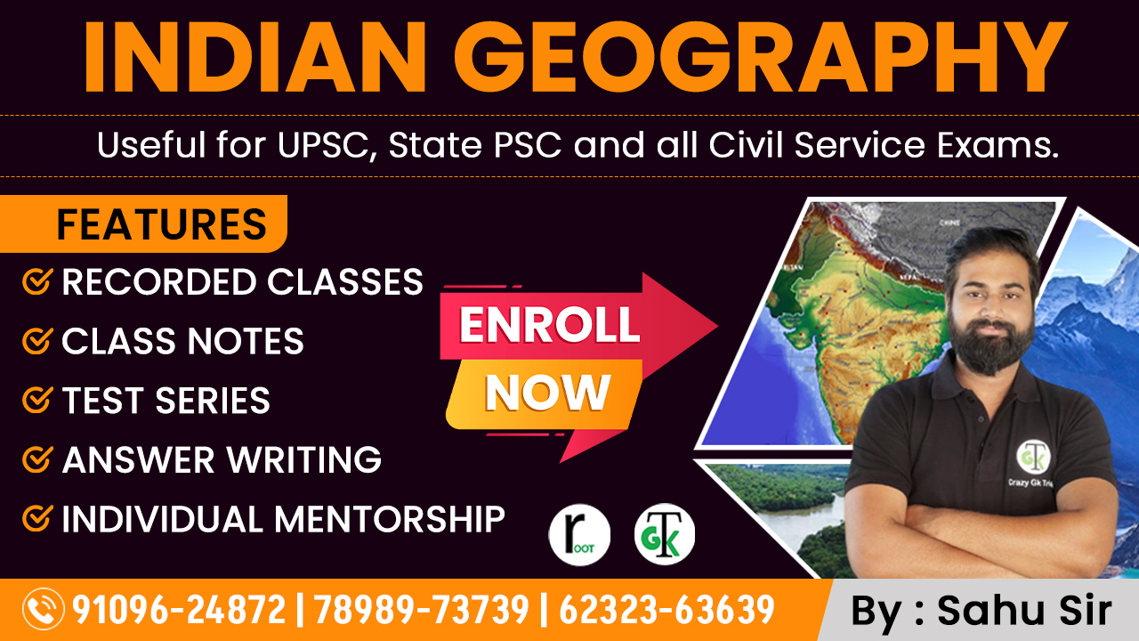 Indian Geography Course For Civil Services