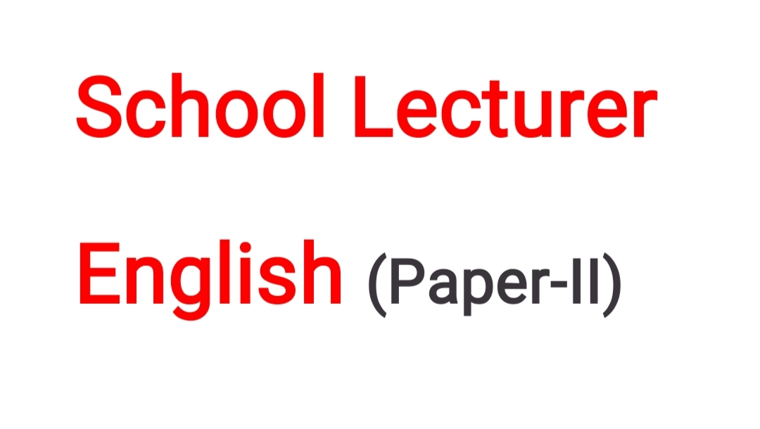 School Lecturer English (Demo classes)