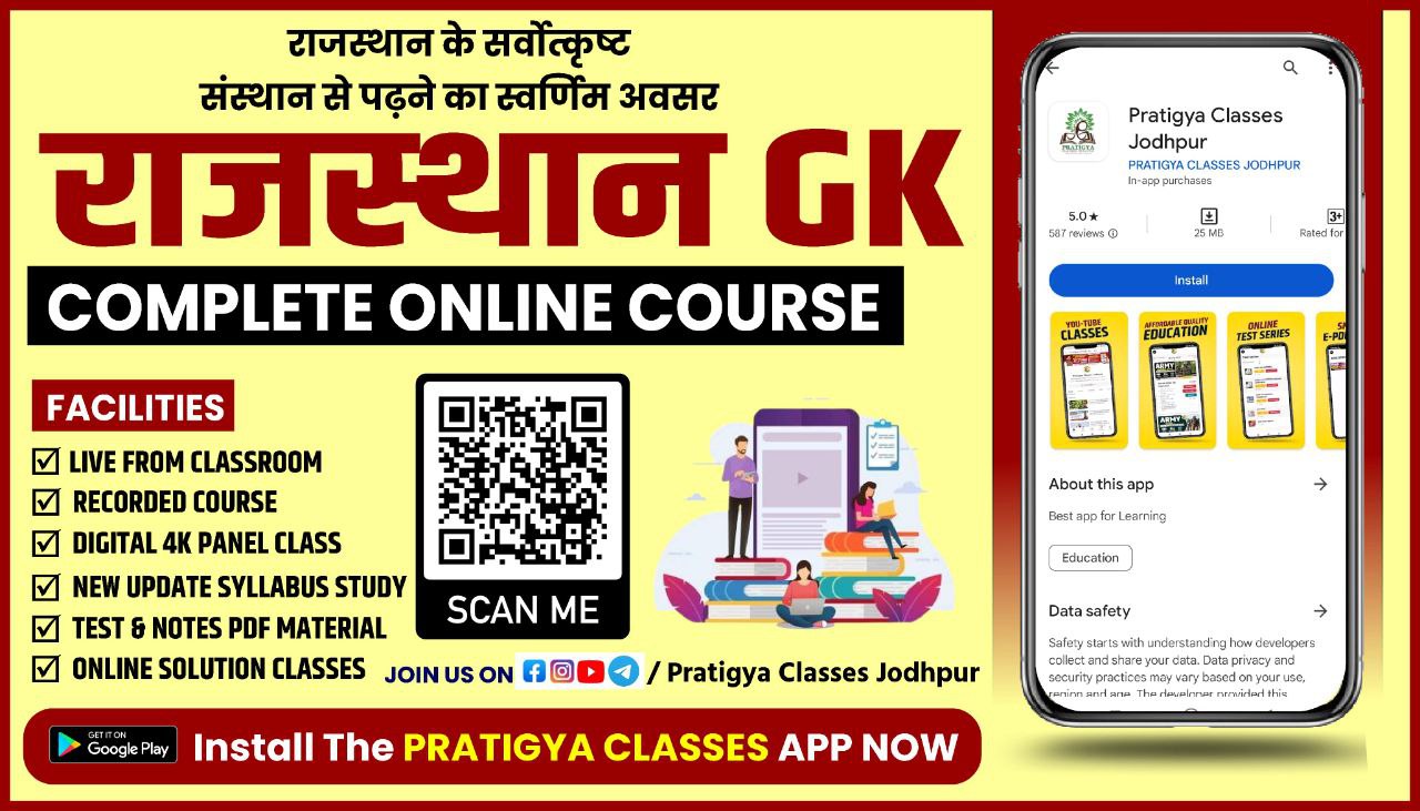 सम्पूर्ण राजस्थान सामान्य ज्ञान (Complete Rajasthan GK)
