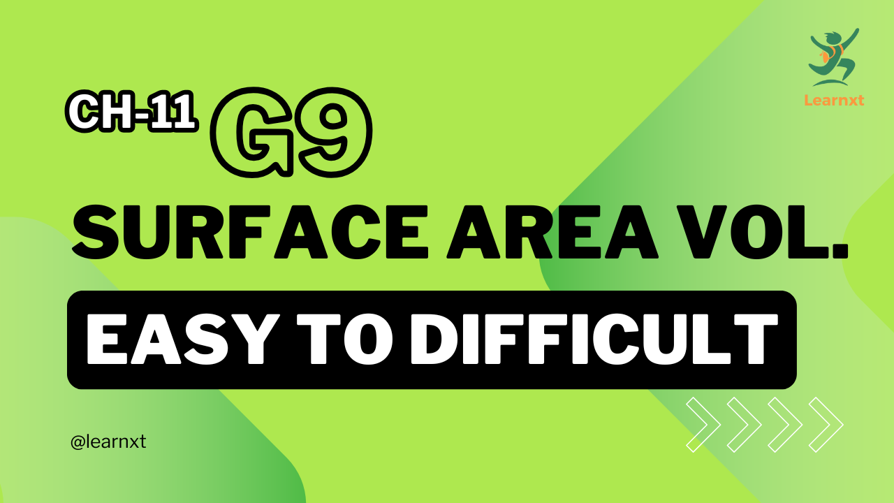 Surface Area & Volume G9