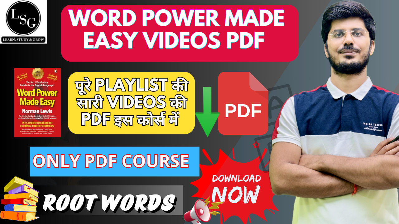 Word Power Made Easy Youtube video PDF