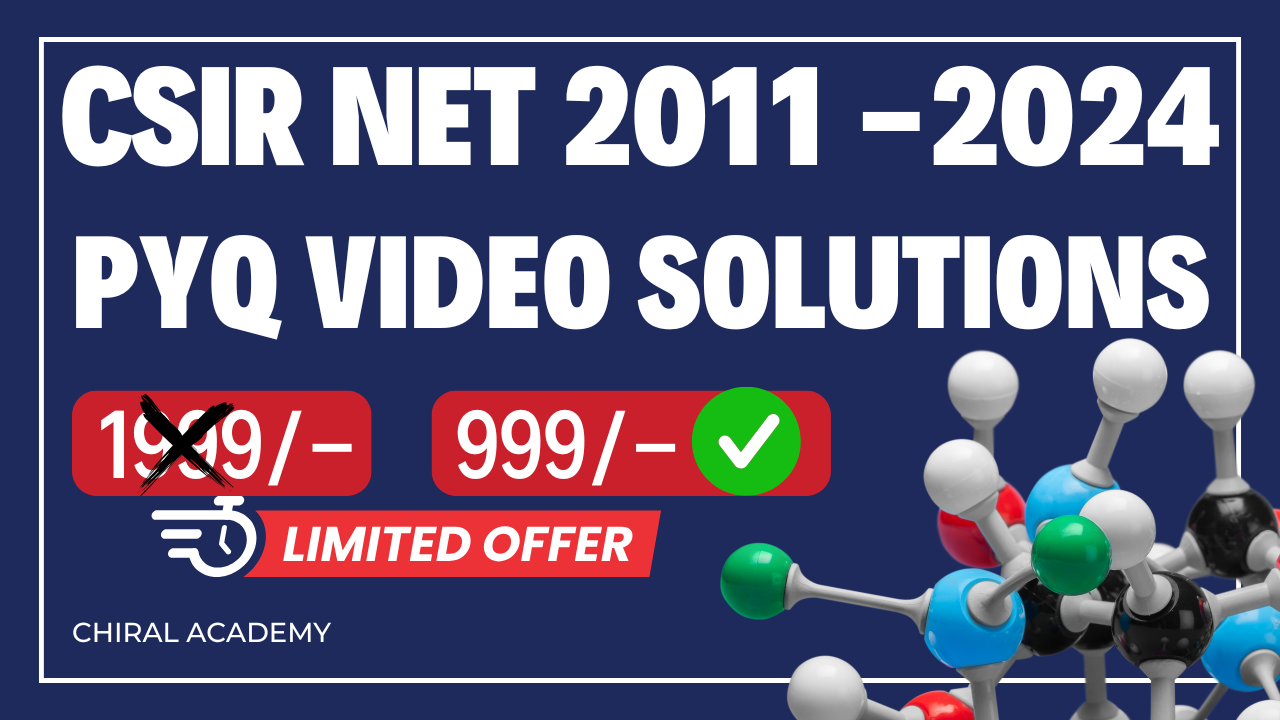 CSIR NET PYQ Questions + Video Solution 