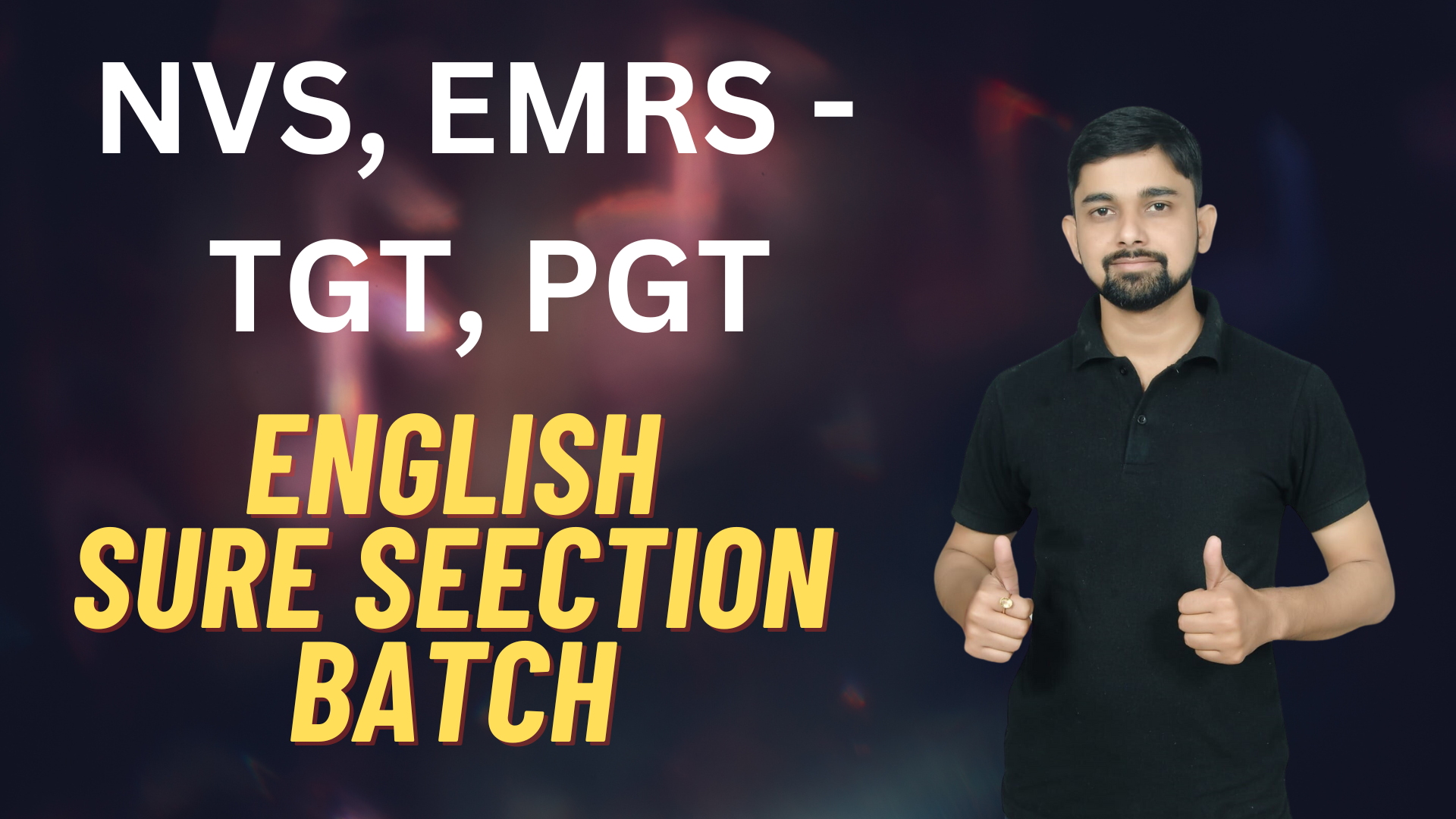 NVS, EMRS- TGT,PGT ENGLISH