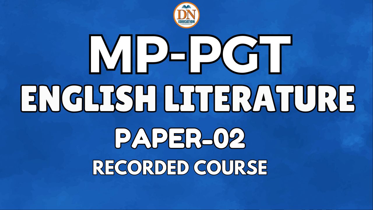 MP- PGT (ENGLISH LITERATURE)
