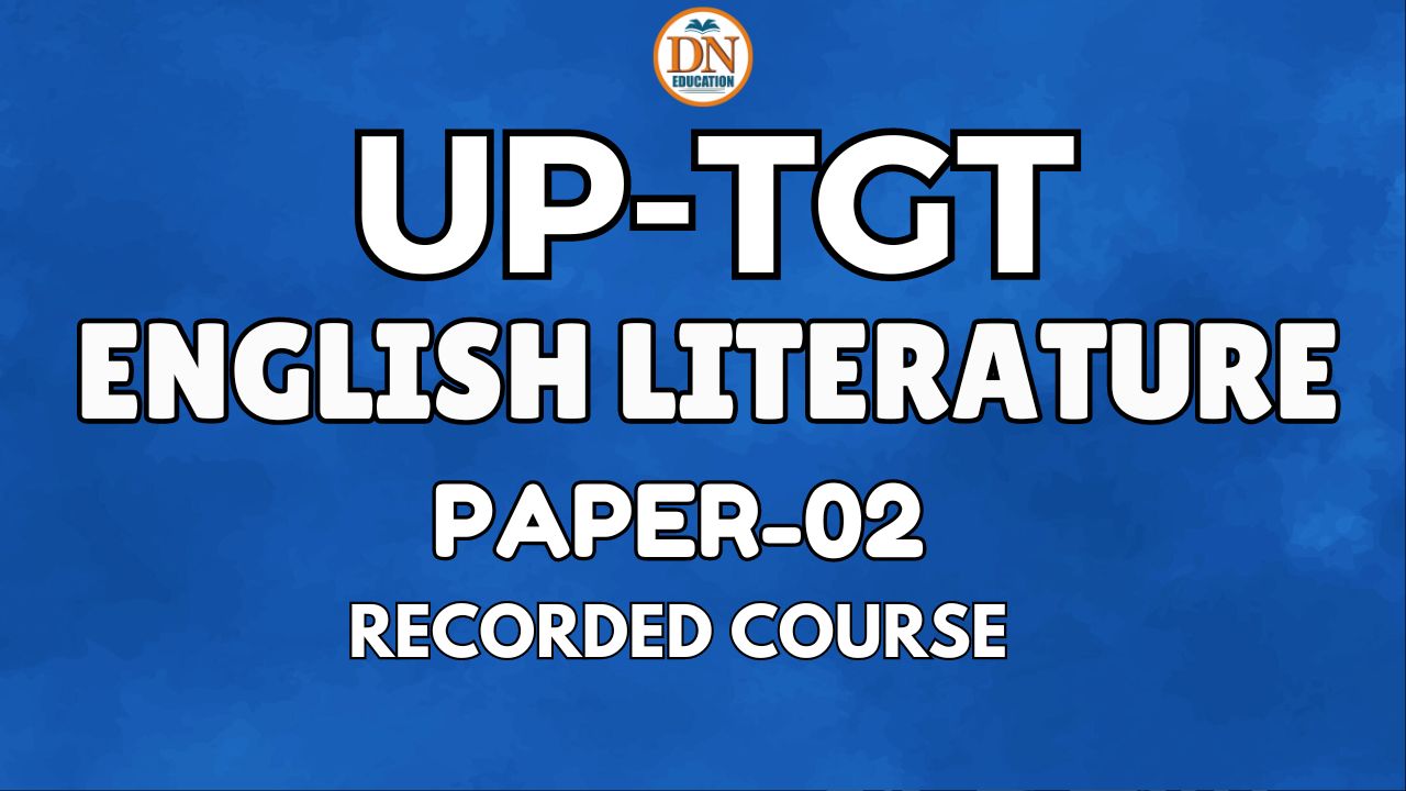 UP- TGT(ENGLISH LITERATURE)