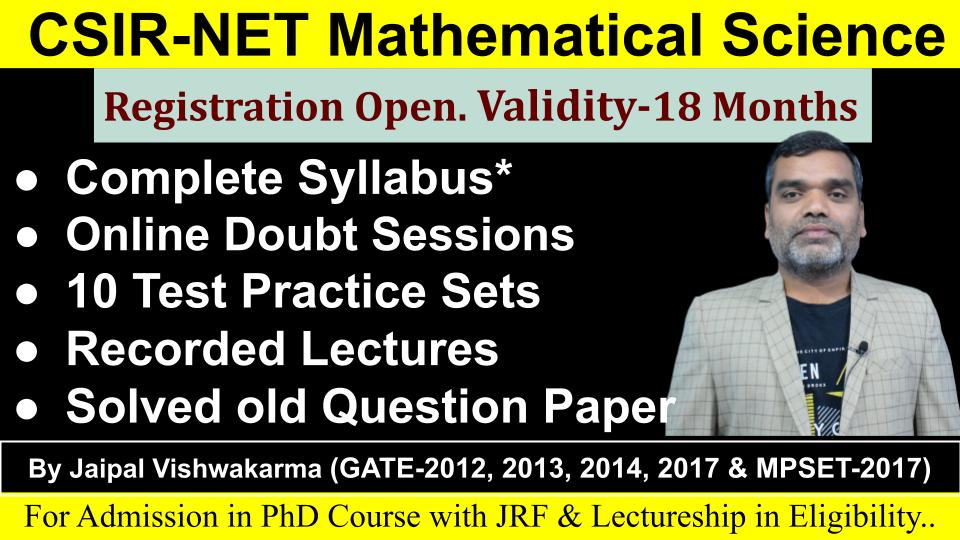 CSIR-NET Mathematical Science