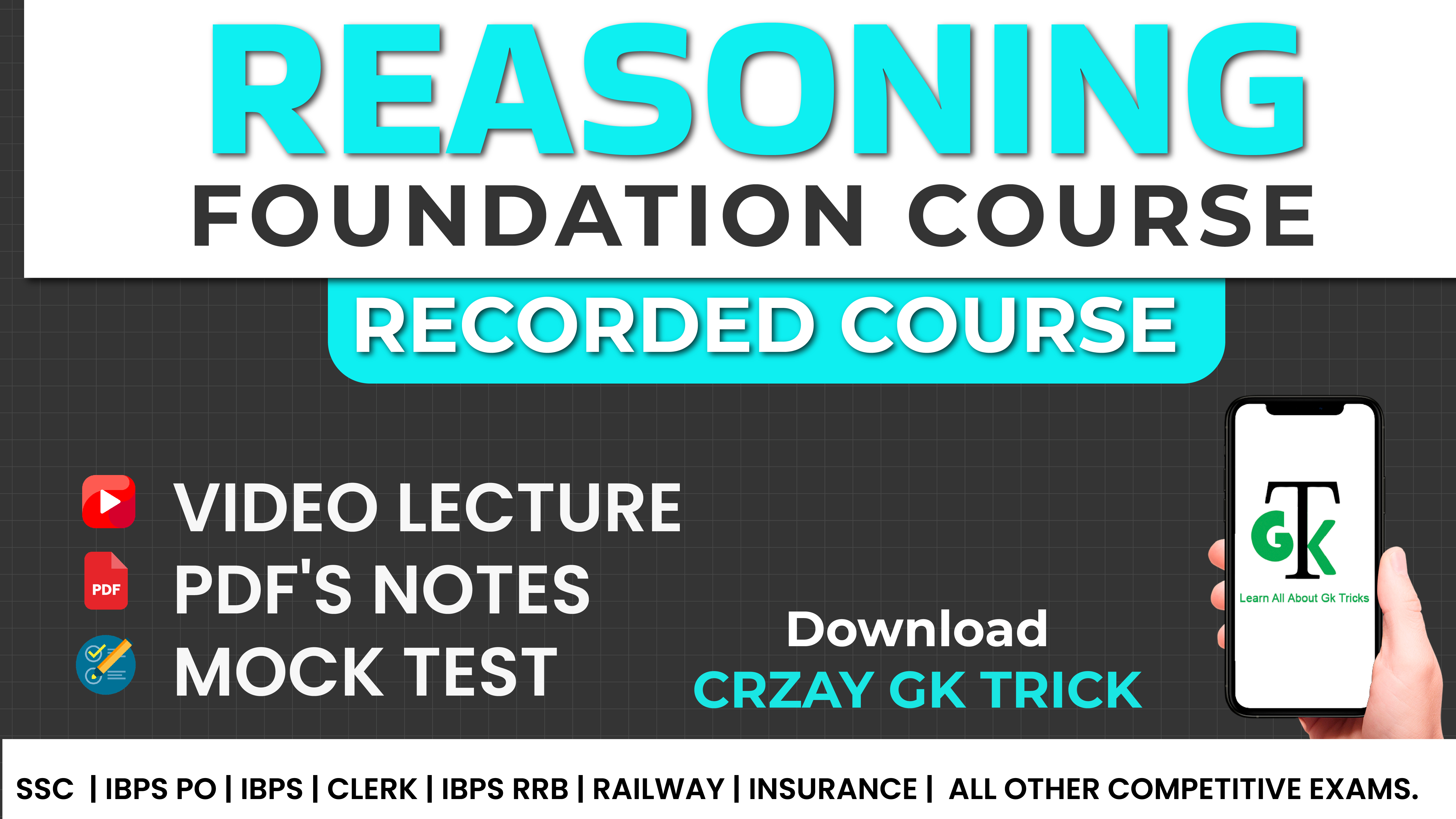 Reasoning Foundation Course