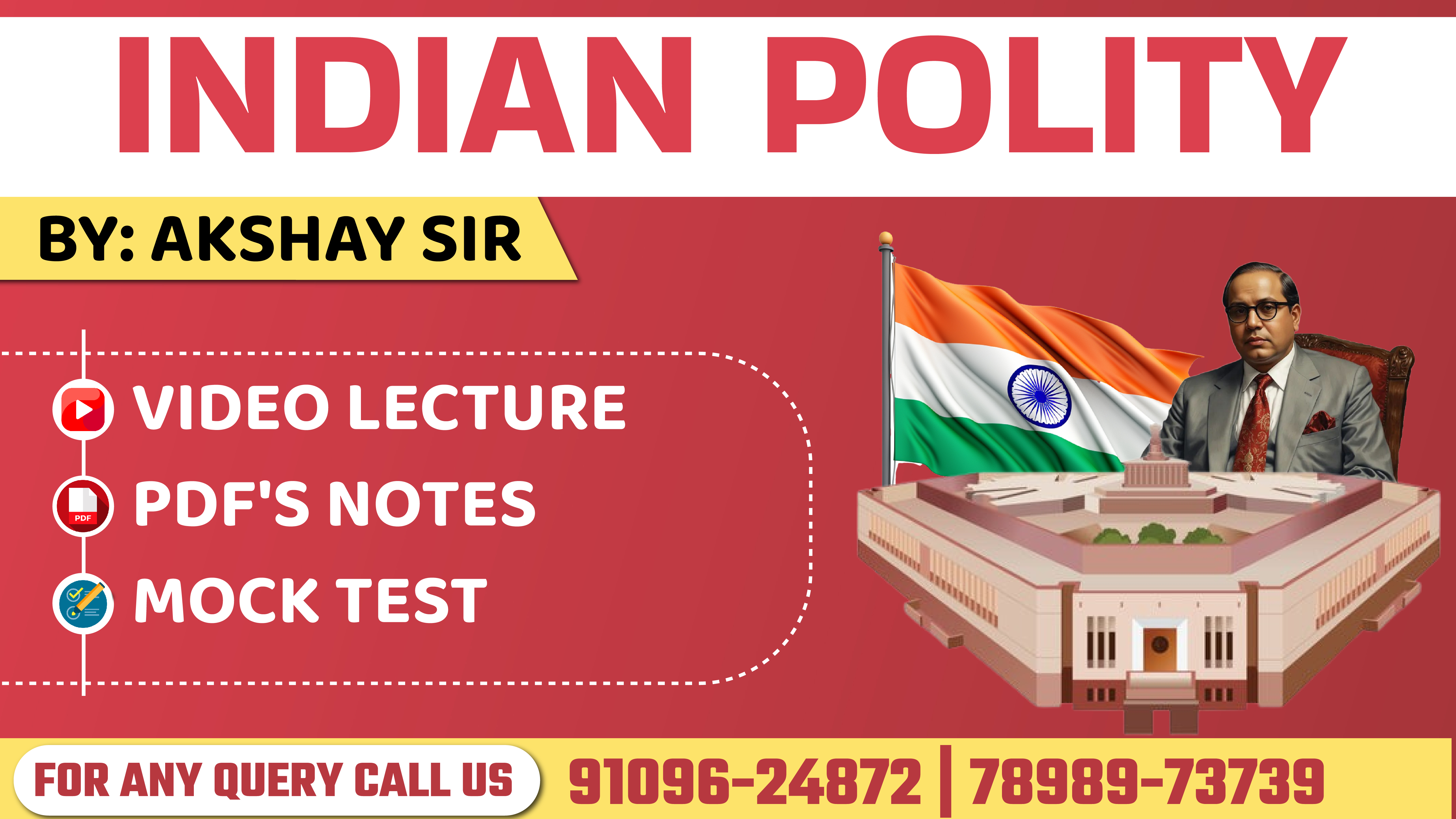 Indian Polity By Akshay Sir  old course 