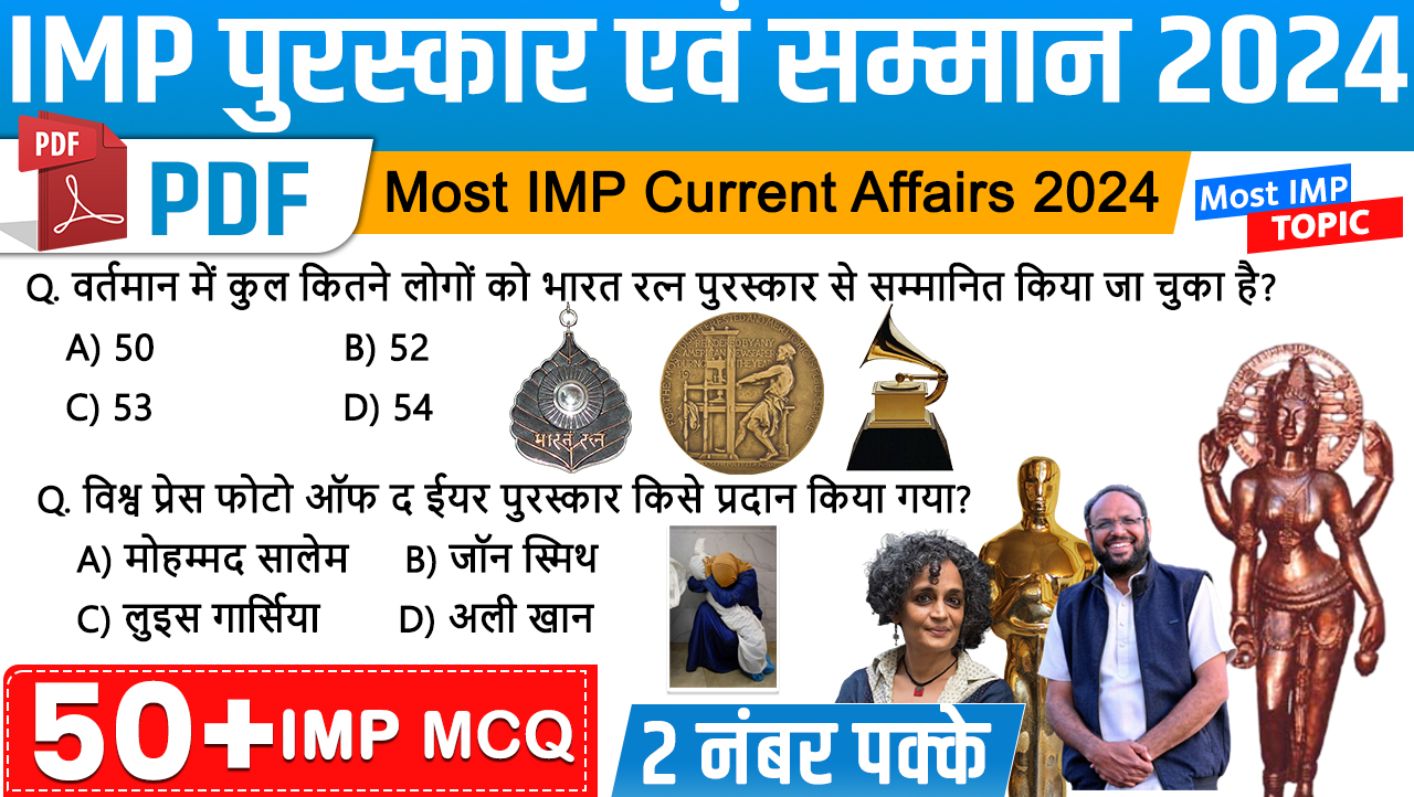 Awards And Honours MCQ 