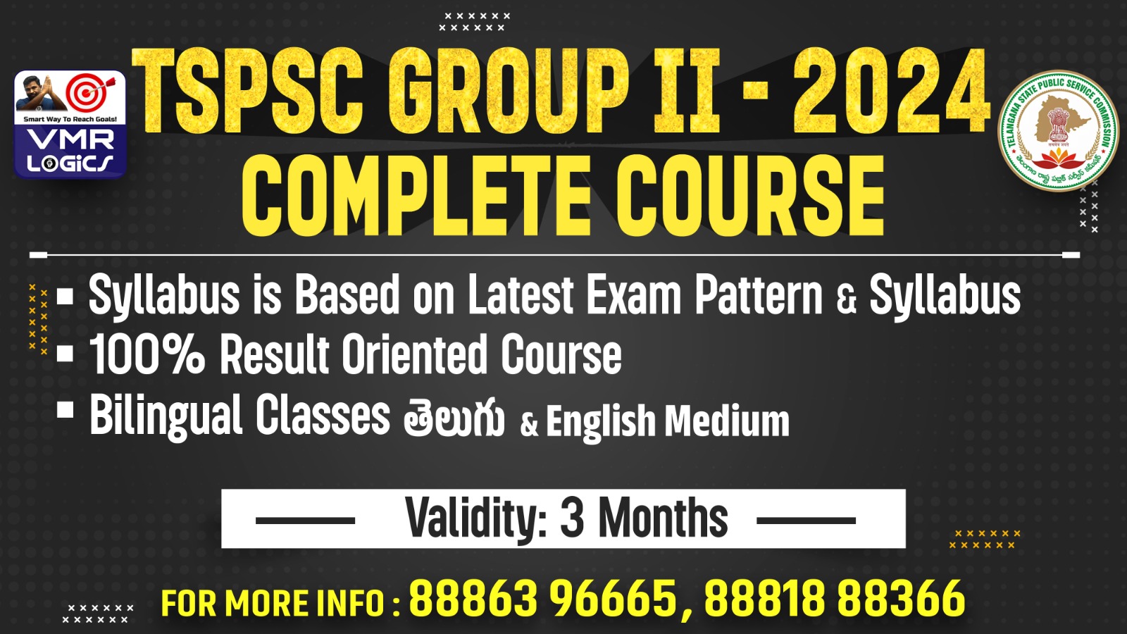 TSPSC GROUP 2& 3 (3 MONTHS FULL COURSE)**
