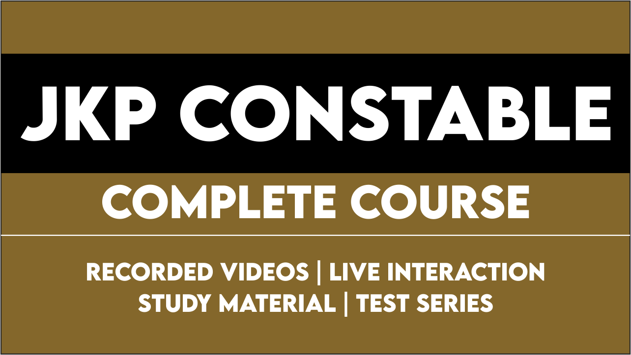 JKP CONSTABLE COMPLETE COURSE 