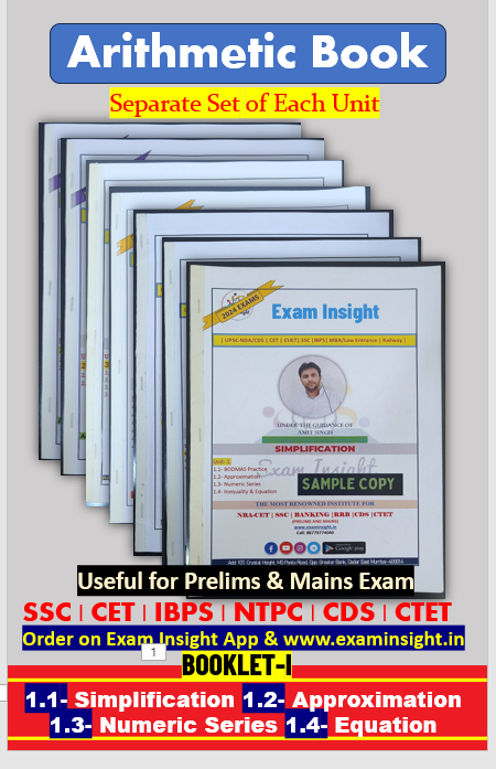 Complete Arithmetic Set with 8 Booklets