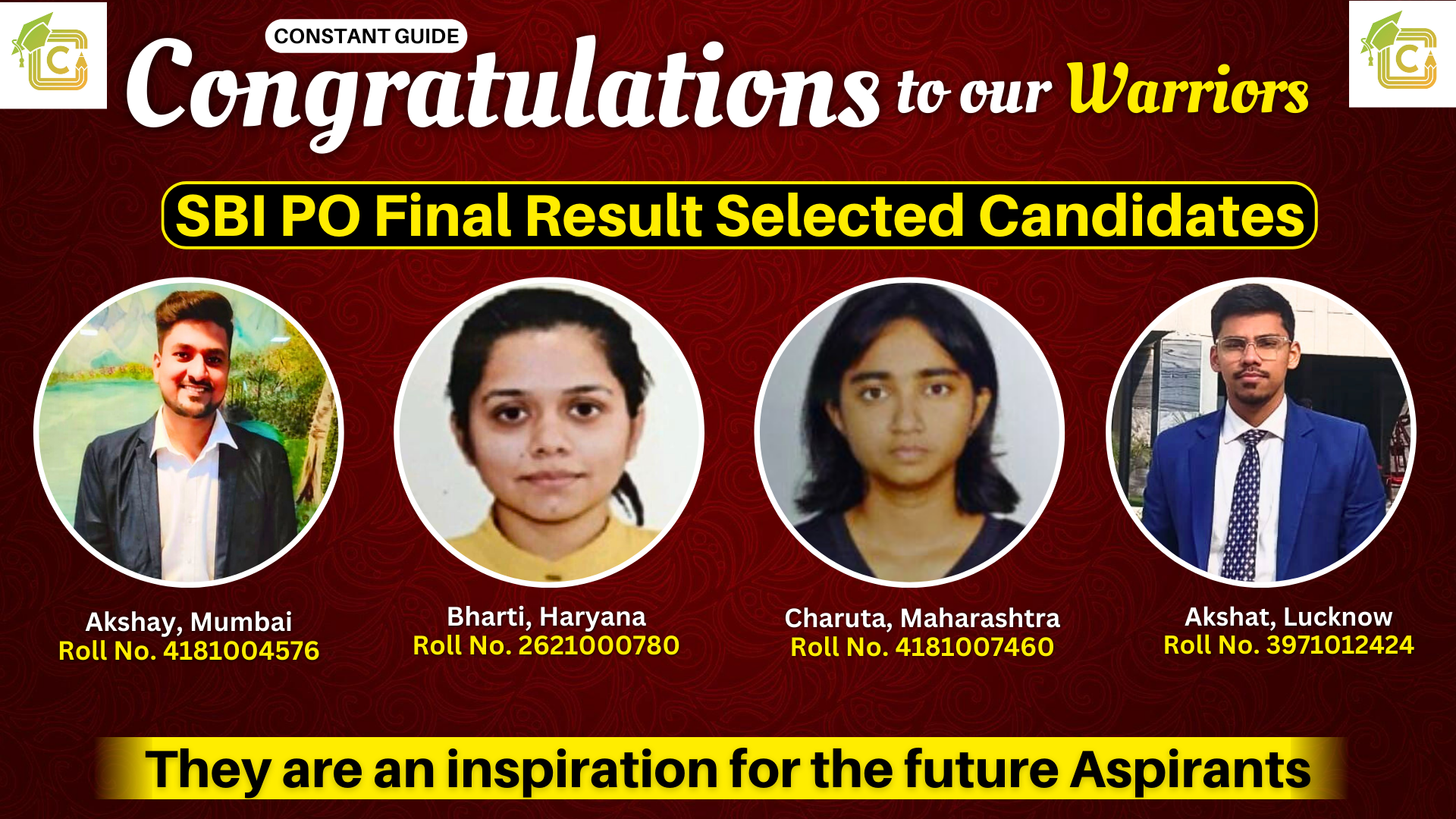 SBI PO SELECTED FROM VIJETA BATCH