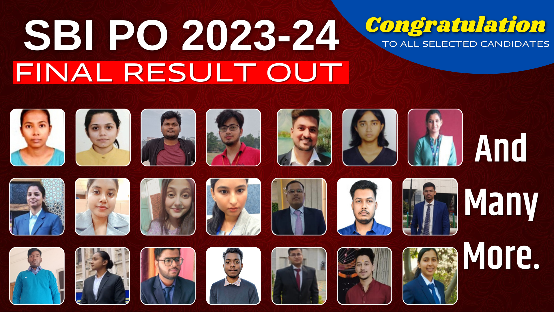 SBI PO TOPPERS