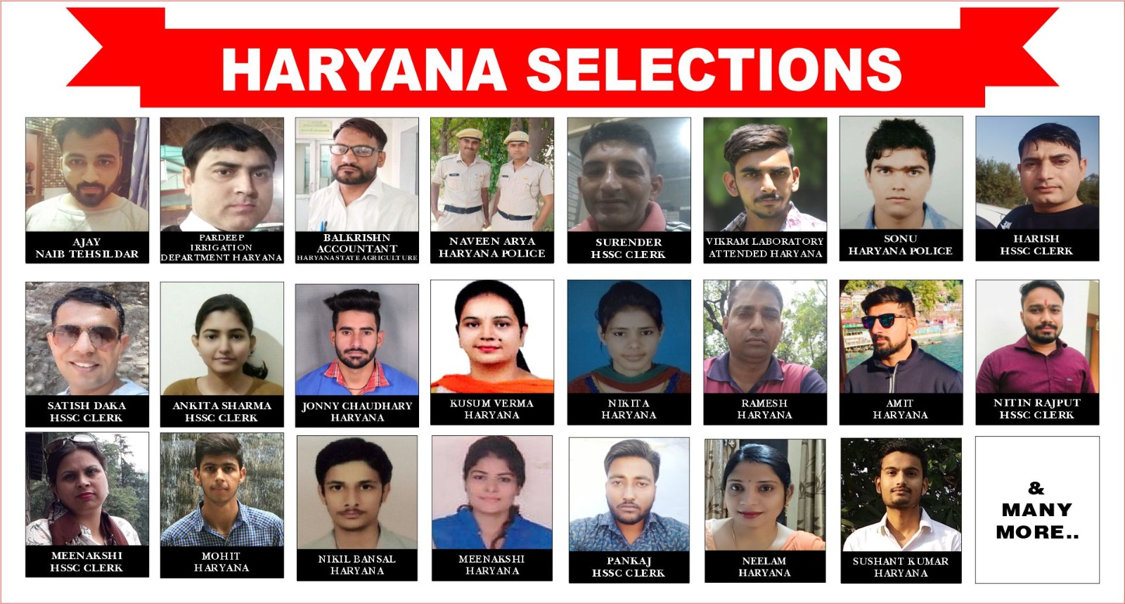 Haryana Selections