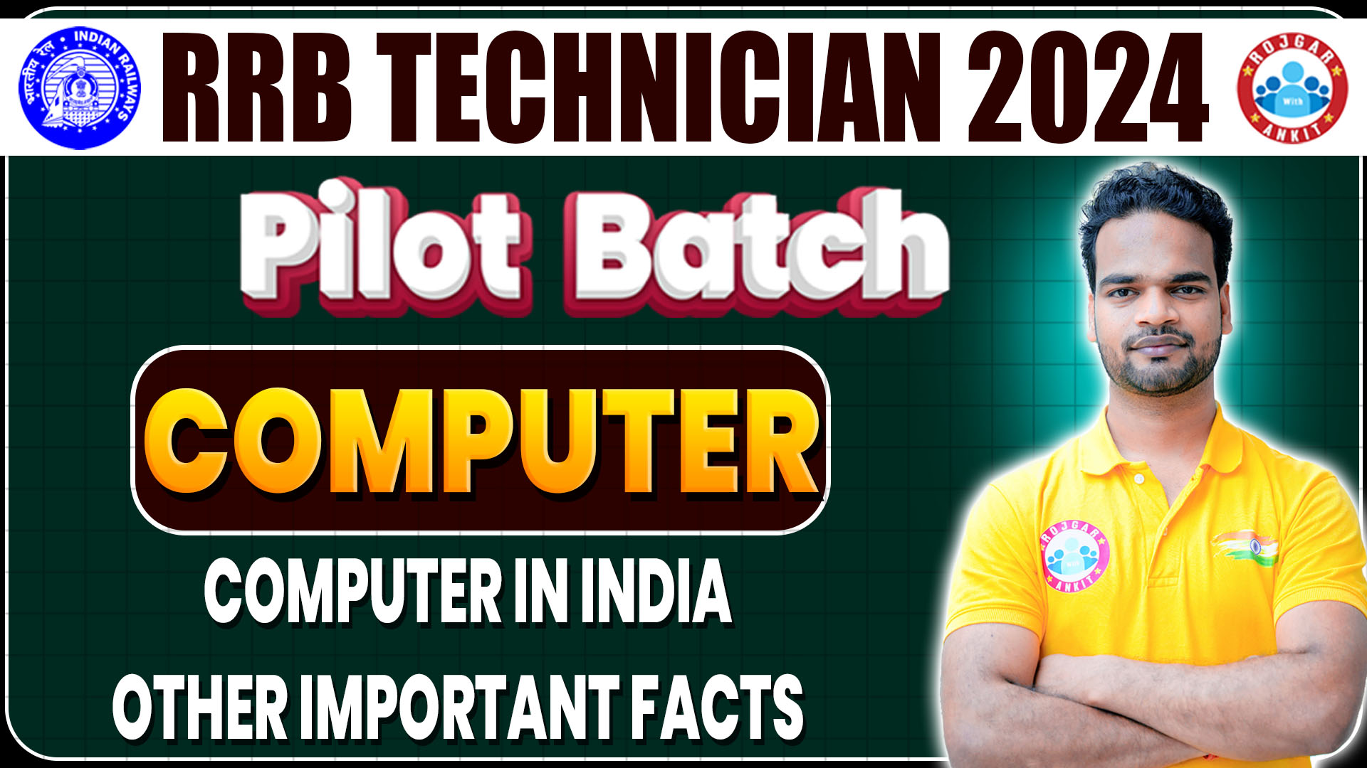 RRB Technician 2024 COMPUTER IN INDIA & OTHER IMPORTANT FACTS