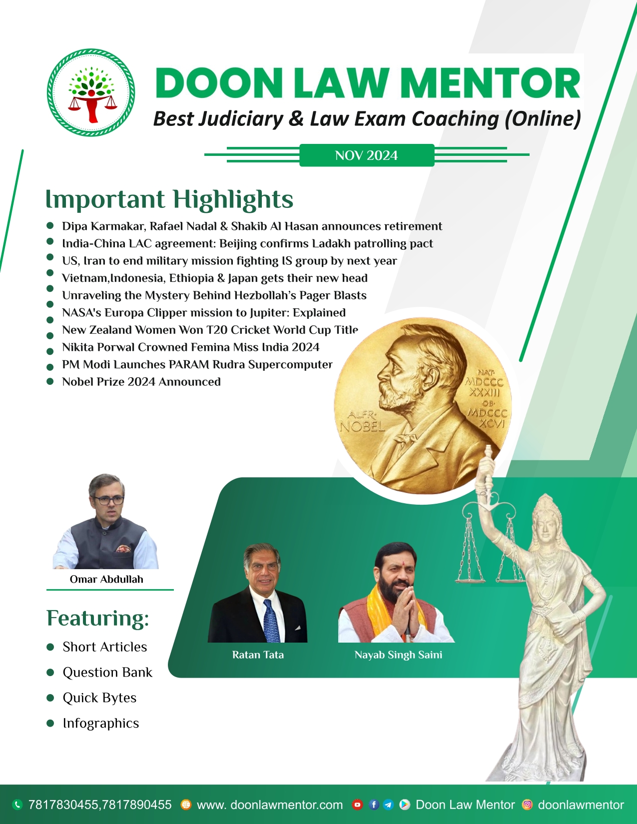 Nov 2024 Current Affairs Magazine English Medium
