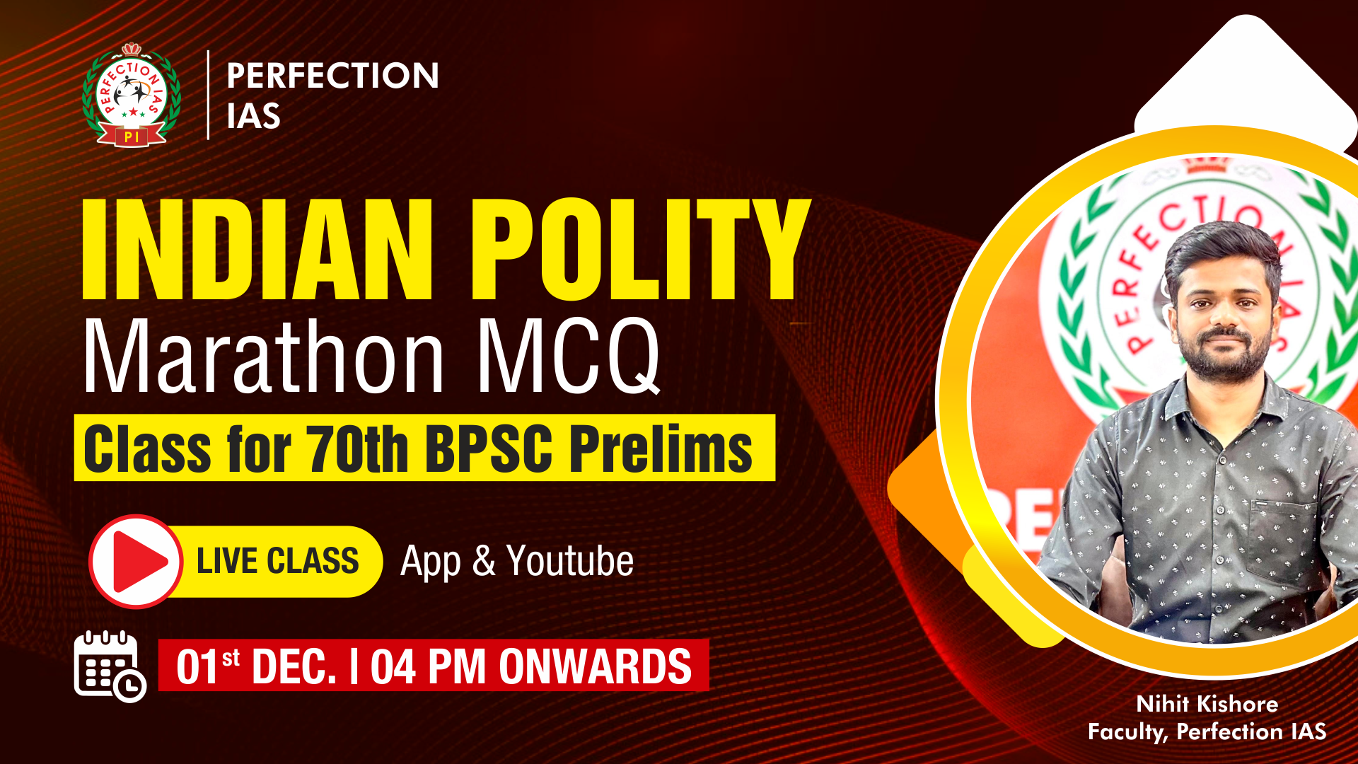 INDIAN POLITY Marathon MCQ For 70th BPSC PT