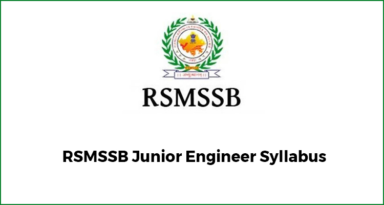 RSMSSB JE Exam Pattern & Syllabus